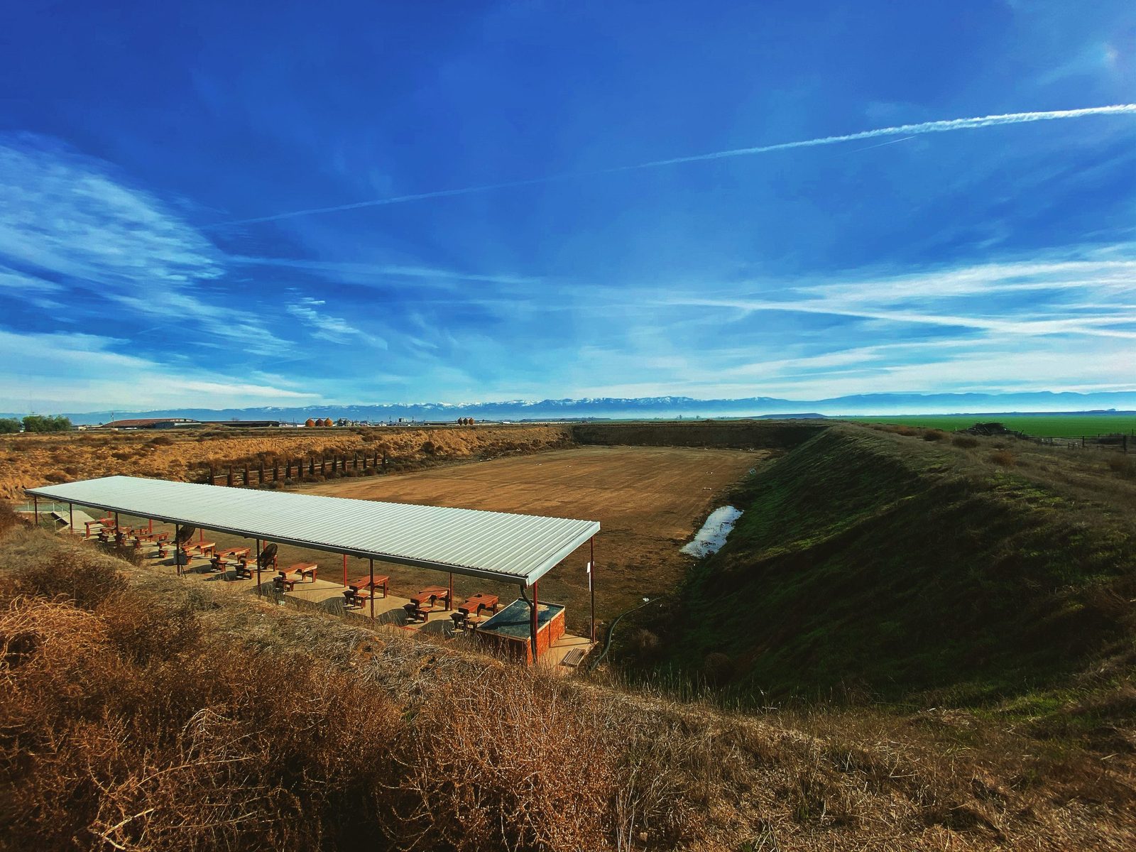 The 100-yard rifle line and range grounds at Rankin Field